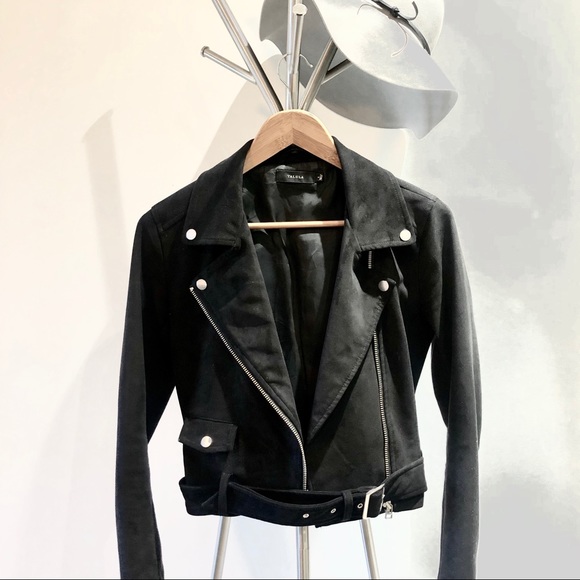 Aritzia Jackets & Blazers - Talula Black Suede Morton Jacket
